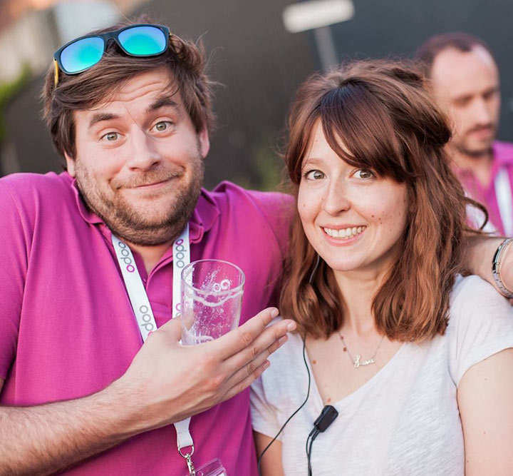 Two Binqiyun Employees