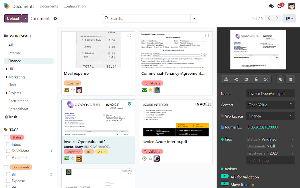 Binqiyun Documents app interface
